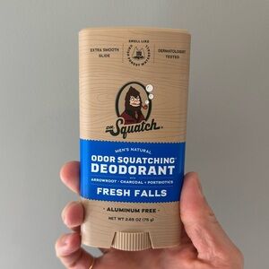 NWT Dr. Squatch Aluminum Free Deodorant in Fresh Falls